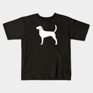 English Foxhound Silhouette Kids T-Shirt